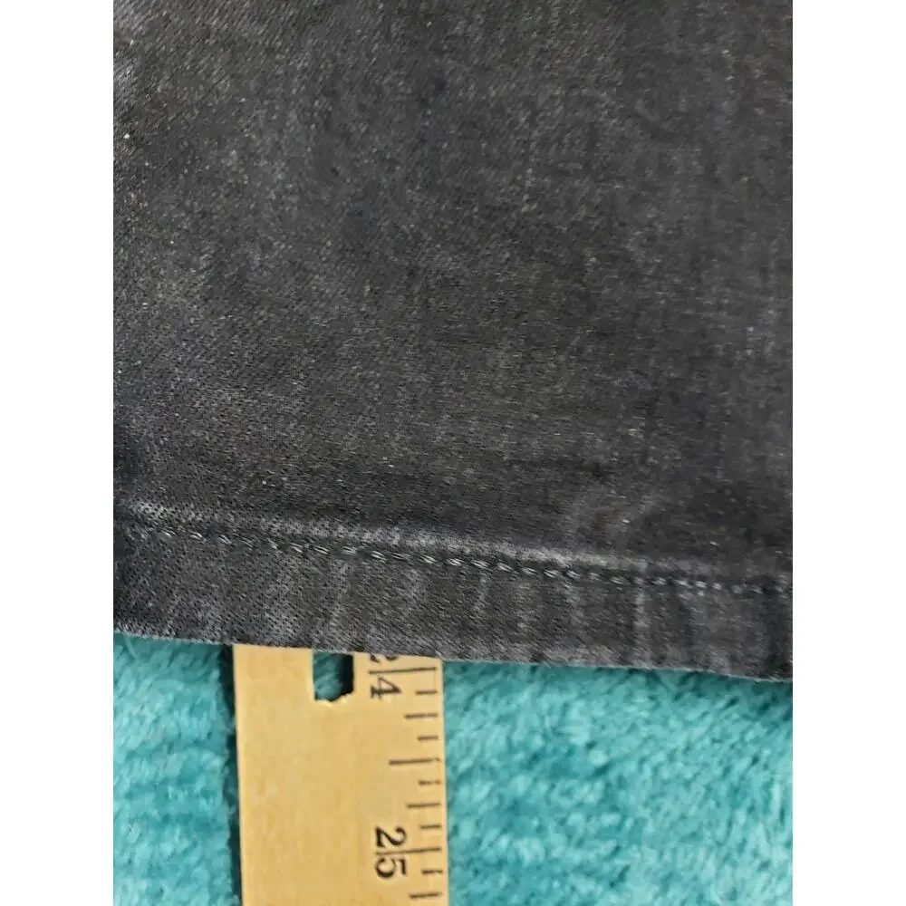 Ann Taylor Jeans Size 6 Petite Women Black Pants Denim Stretch Mid Rise Skinny